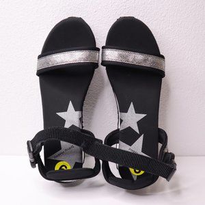 Dirty Laundry wedge sandals size 9 black strappy